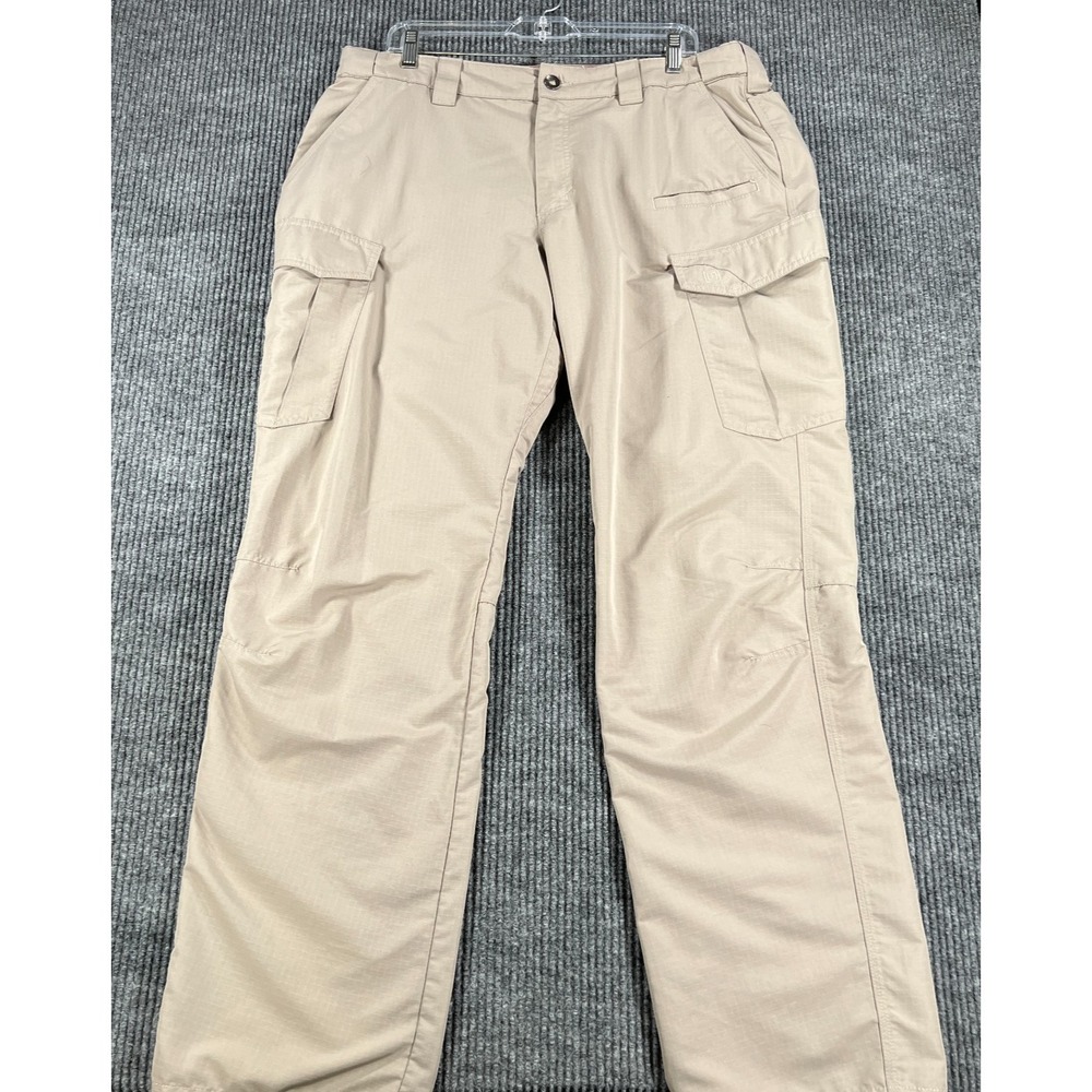 5.11 Tactical Cargo Pants Mens 38x34 Beige Security Utility Work Outdoor